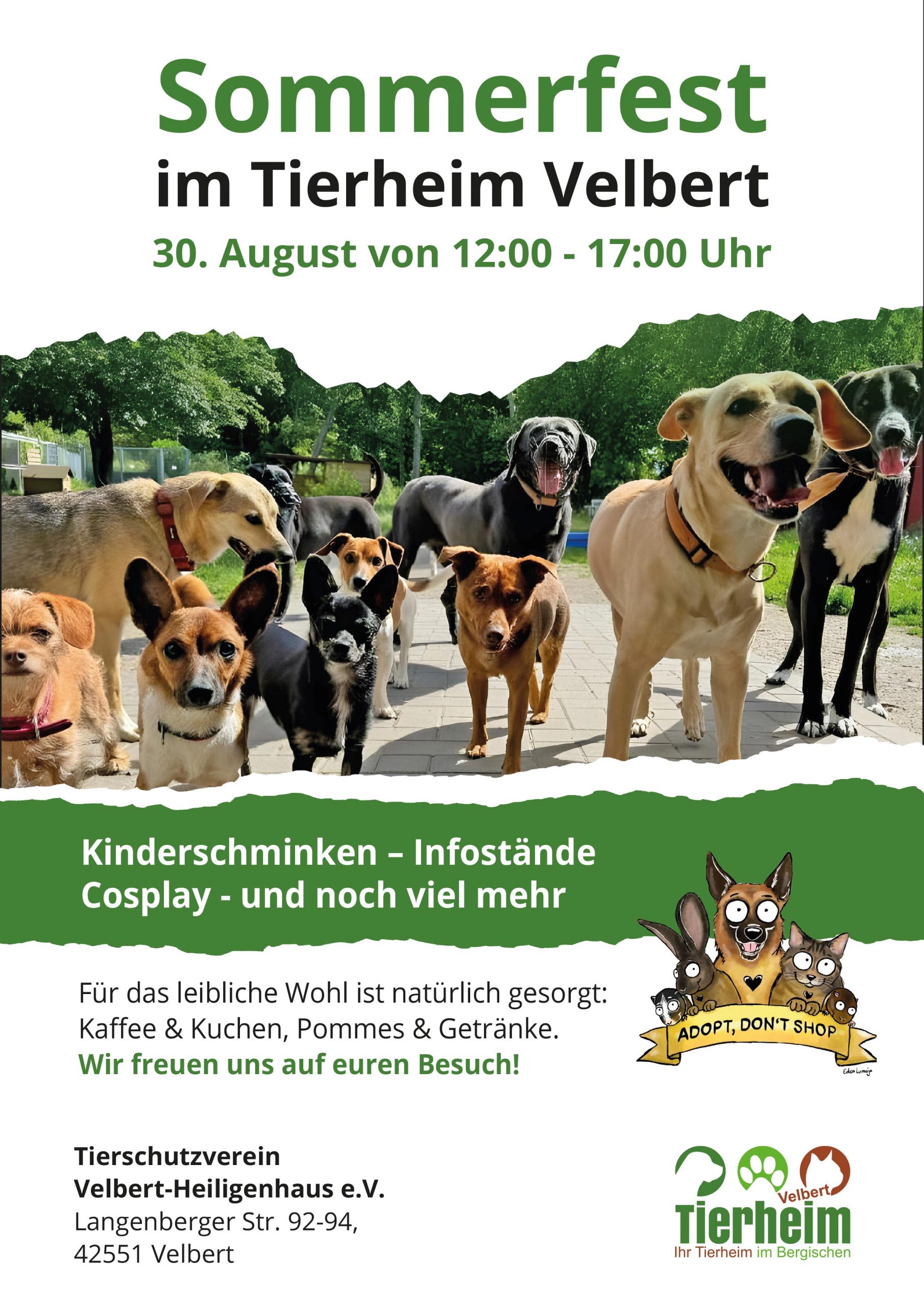 Sommerfest im Tierheim Velbert